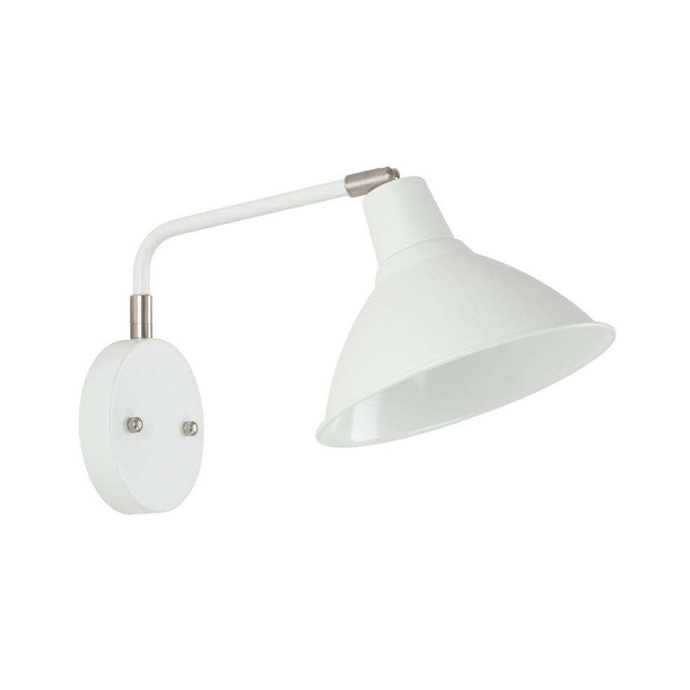The Lighting Club Wall Light White Isabella Adjustable Metal Wall Light Black | White WB384 WHITE 6007226088199