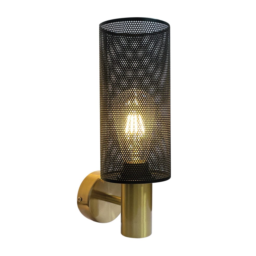 The Lighting Club Wall light Karena Metal Wall Light WB415/1 BK/GD 6007226085679