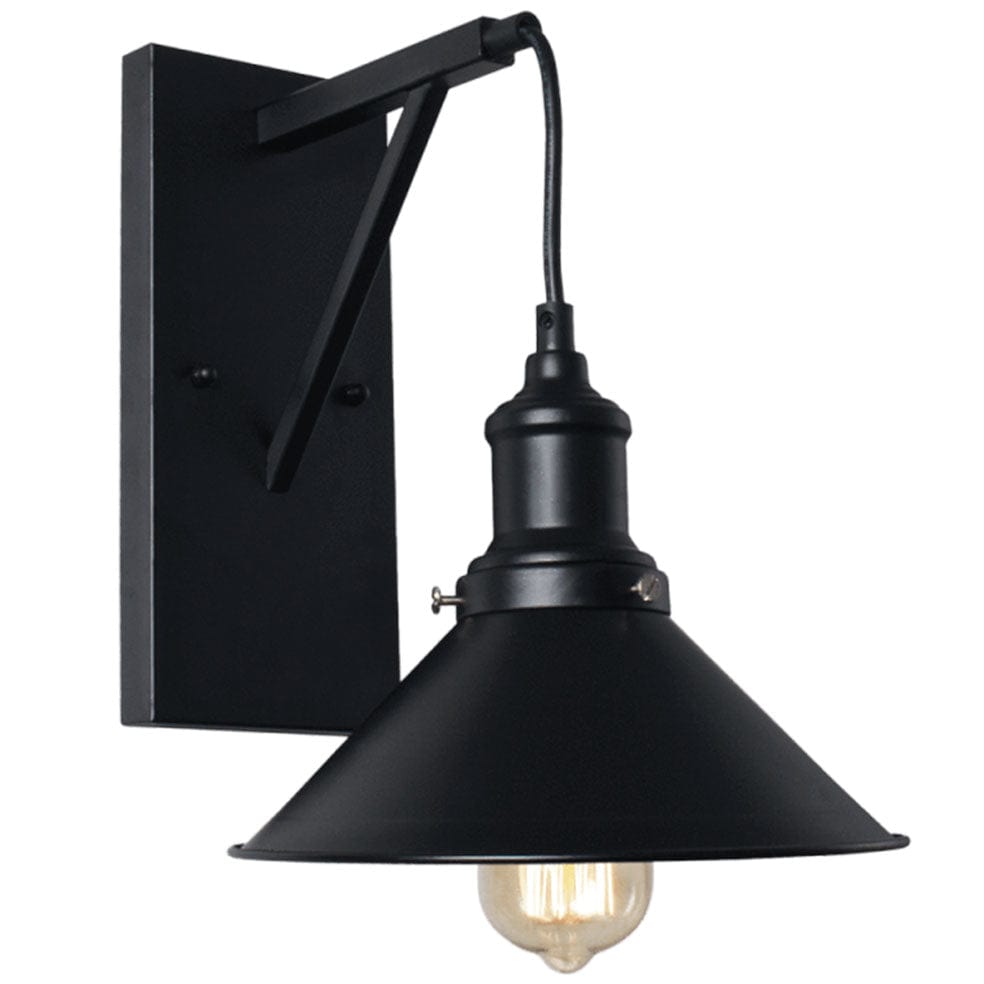 The Lighting Club Wall Light Fixtures Troika Wall Light Metal Black WB529/1 BLACK 6007226062885