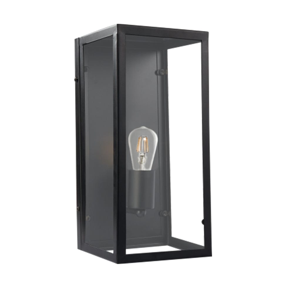 The Lighting Club Wall Light Maria Metal and Glass Wall Light Black WB712 BLACK 6007226061406