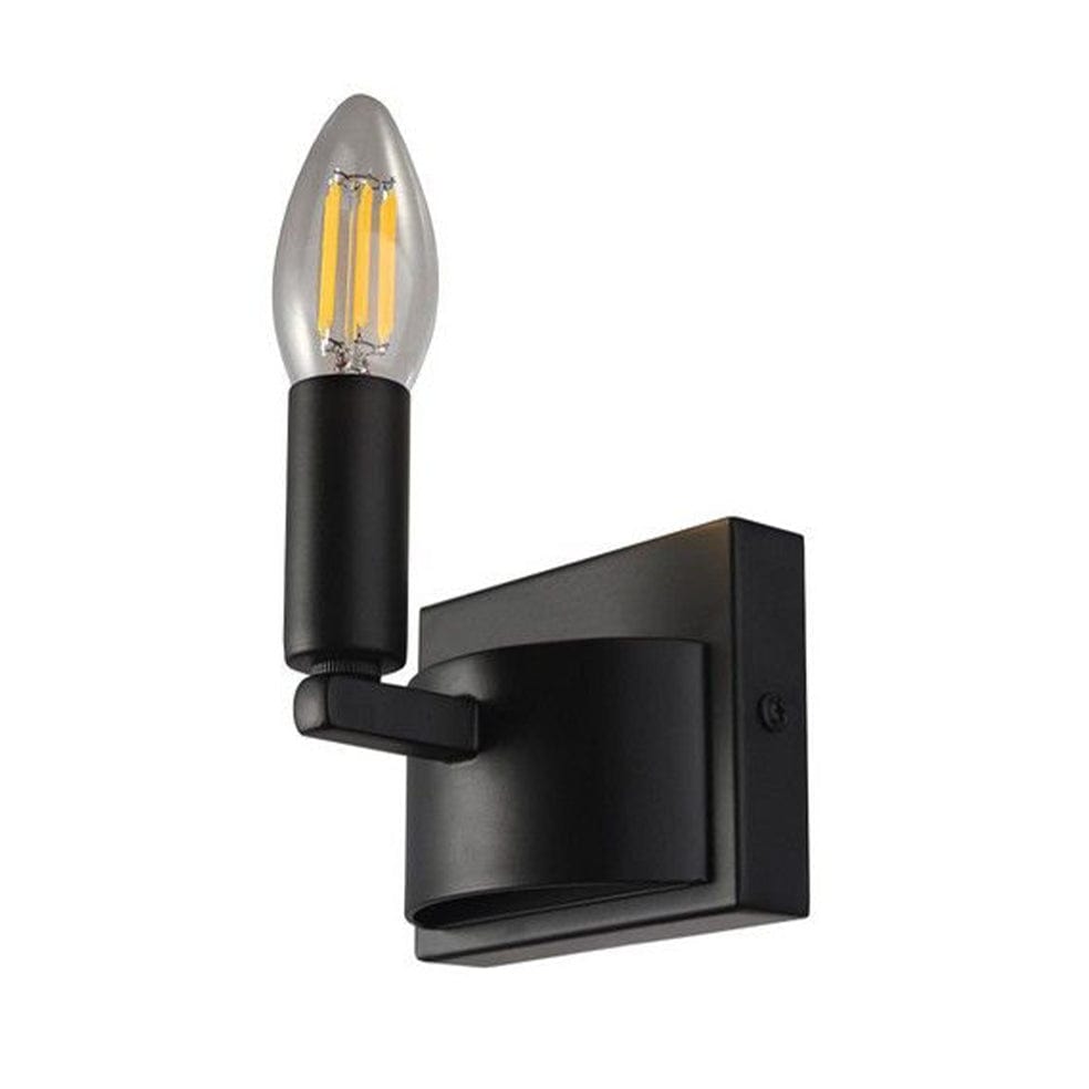 The Lighting Club Ranch Metal Wall Light Black WE-KLW-397/1