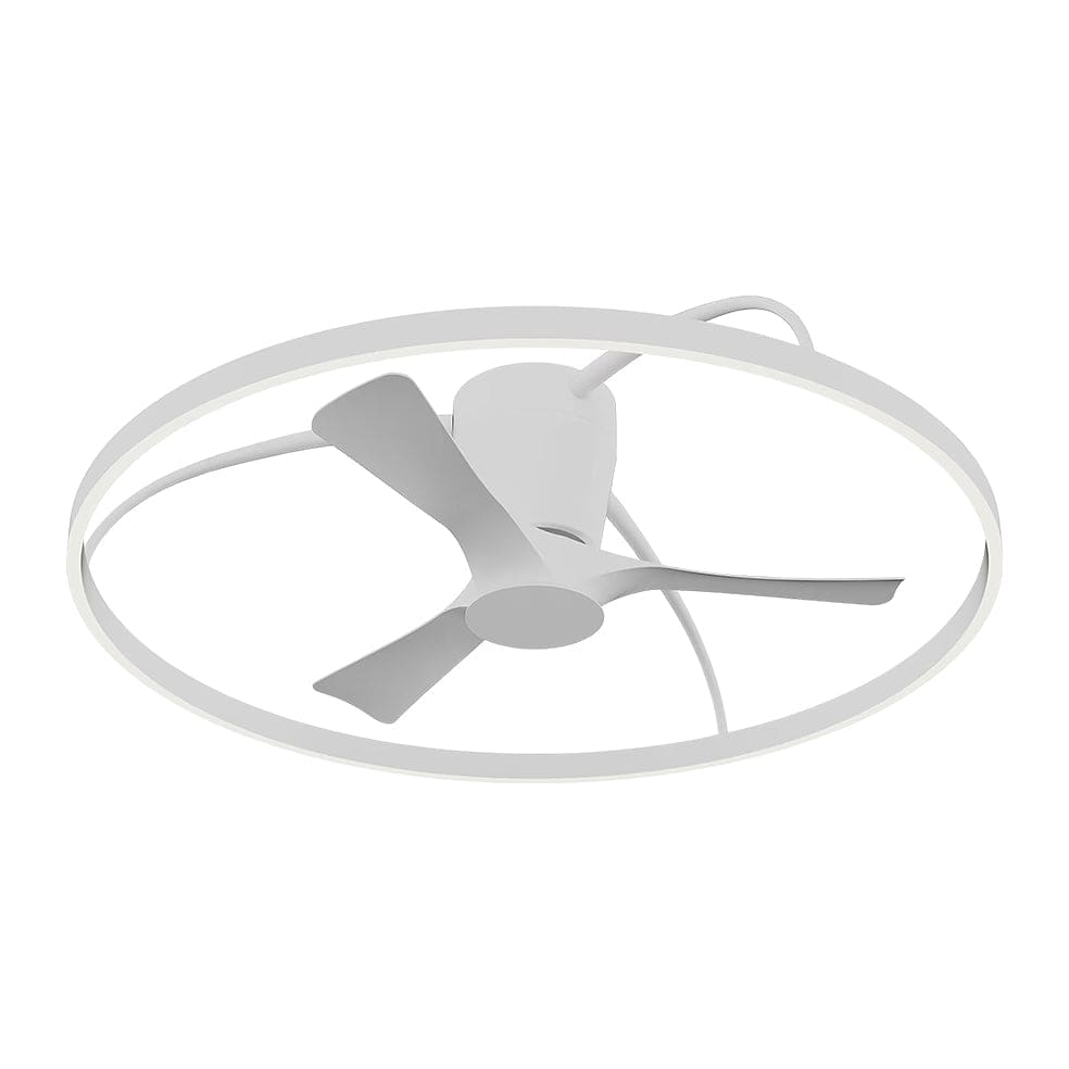 The Lighting Club led ceiling fan White with White Fan AeroGlow 100cm Ceiling Fan with LED Light - Multiple Finishes 238-100-WH/WH
