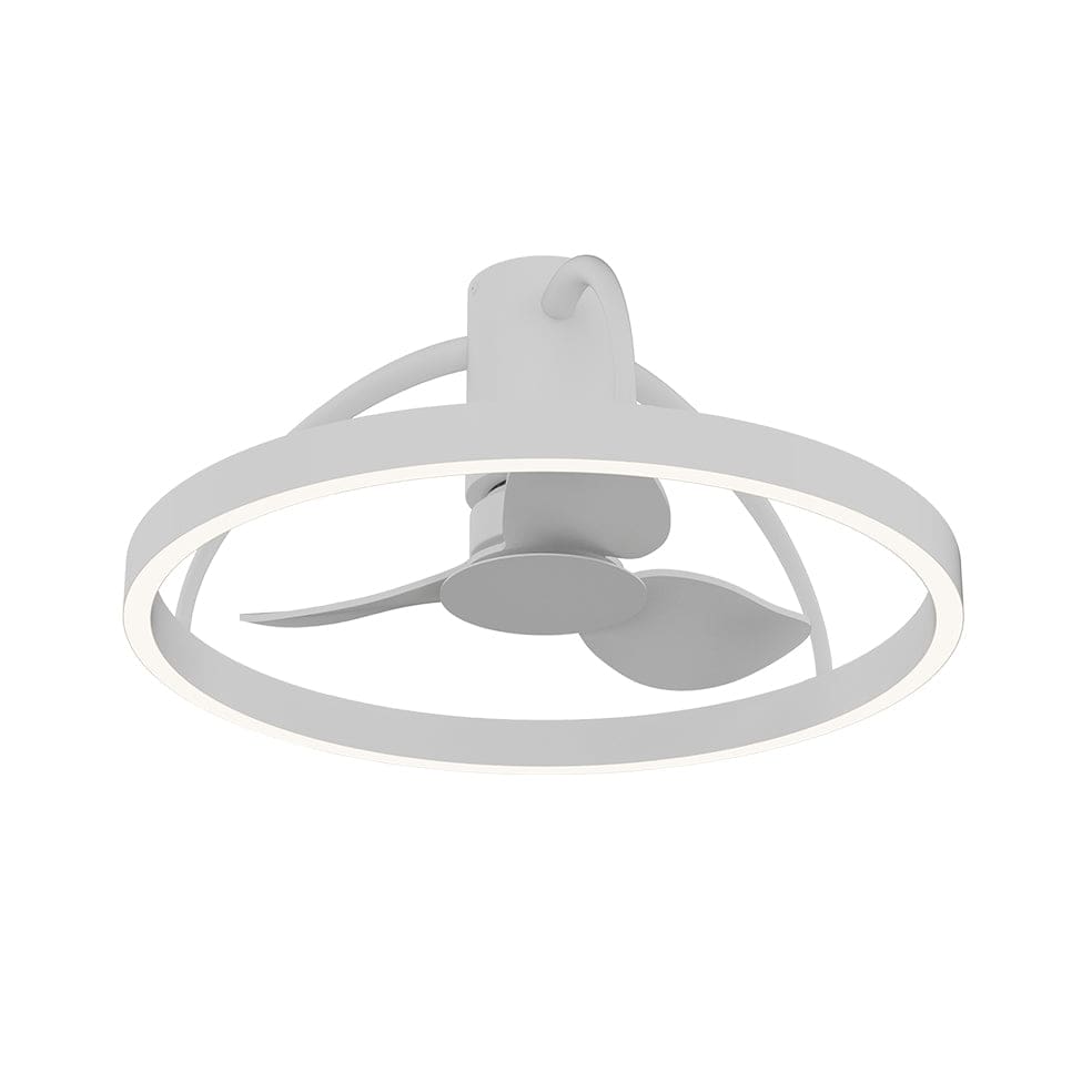 The Lighting Club led ceiling fan White with White Fan AuraGlow 60cm Ceiling Fan Light - Multiple Finishes 238-60-WH/WH