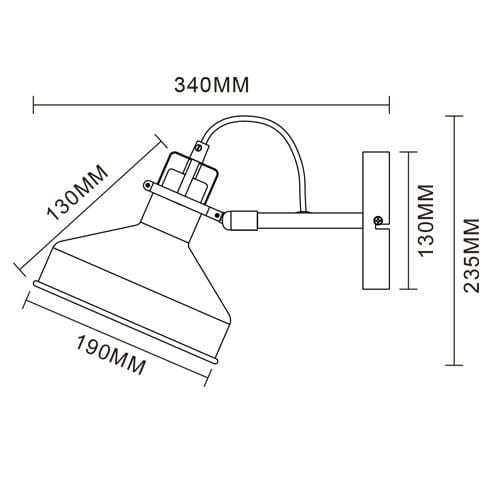The Lighting Club Luca Wall Light
