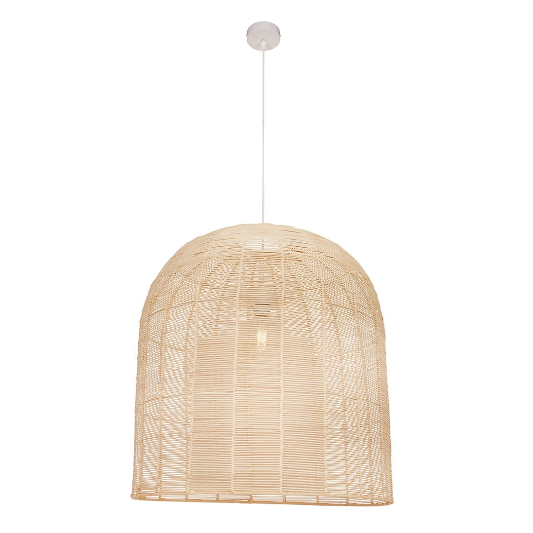 The Lighting Club Tesse Pendant Light - Woven Rattan