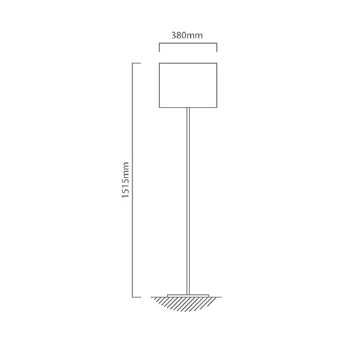 The Lighting Club Maserlo Floor Light - Steel