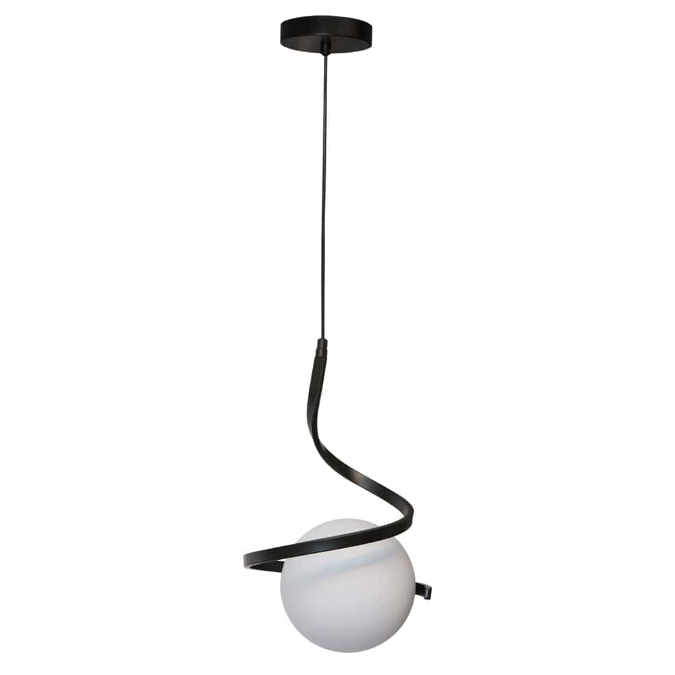 The Lighting Club Pendant Infinity Pendant Light Gold | Black