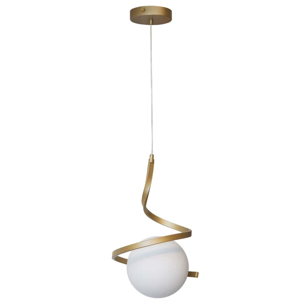 The Lighting Club Pendant Infinity Pendant Light Gold | Black