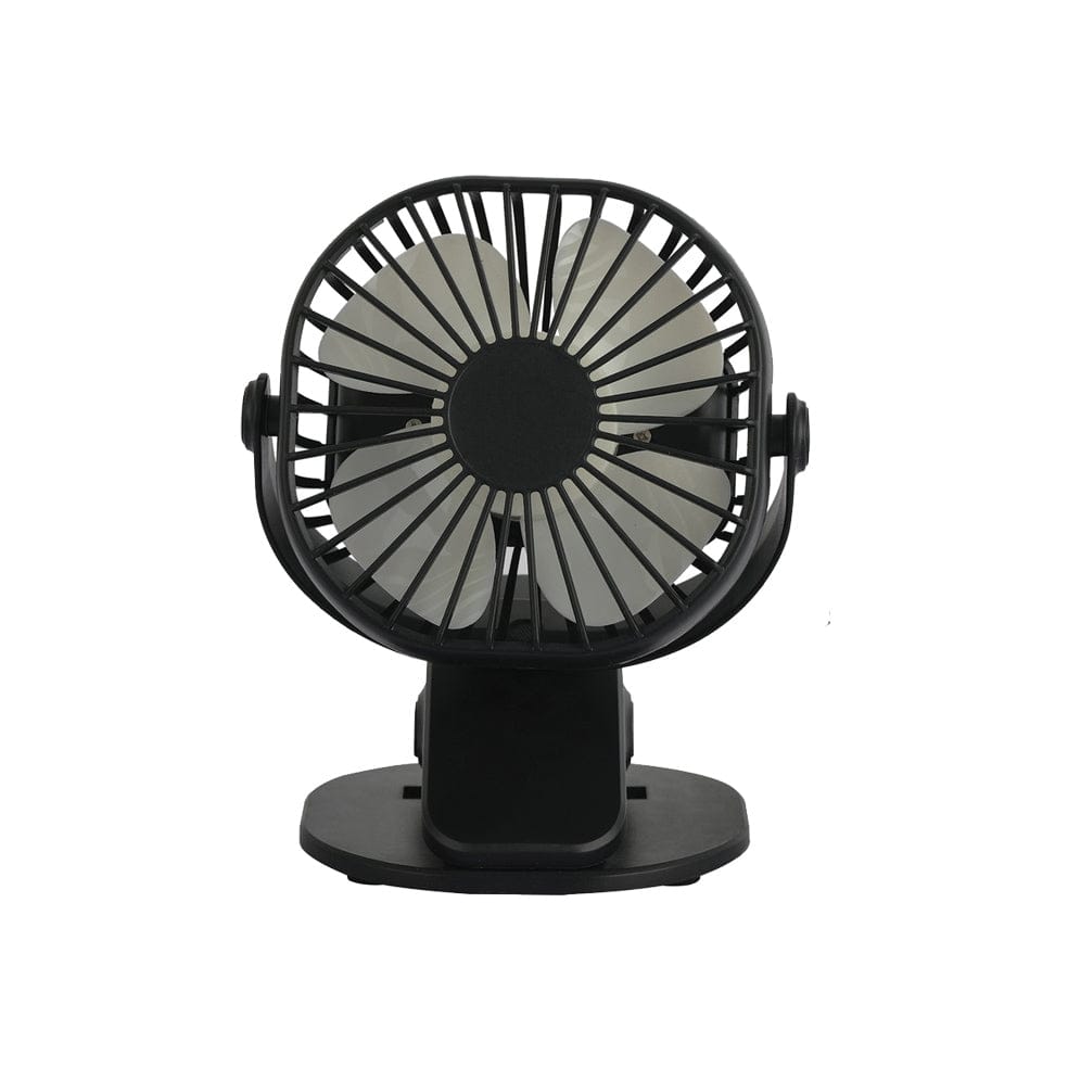 The Lighting Club fan Portable and Rechargeable Clip On Table Fan Black | White