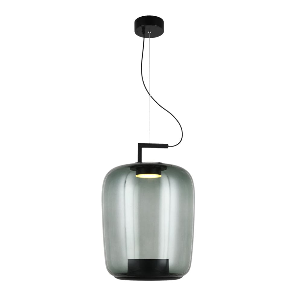 The Lighting Club Pendant Magnum 1 Glass Pendant Light | Amber or Green