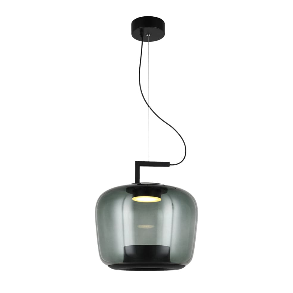 The Lighting Club Pendant Magnum 2 Glass Pendant Light | Amber or Green