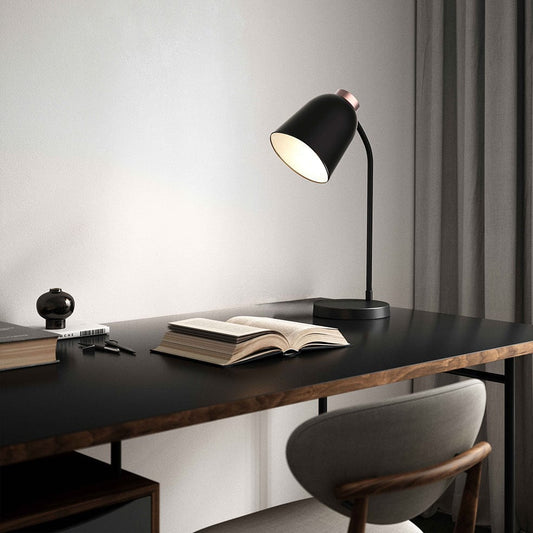 The Lighting Club table lamp Larry LED Table Lamp - Rechargeable and Dimmable | Black or White