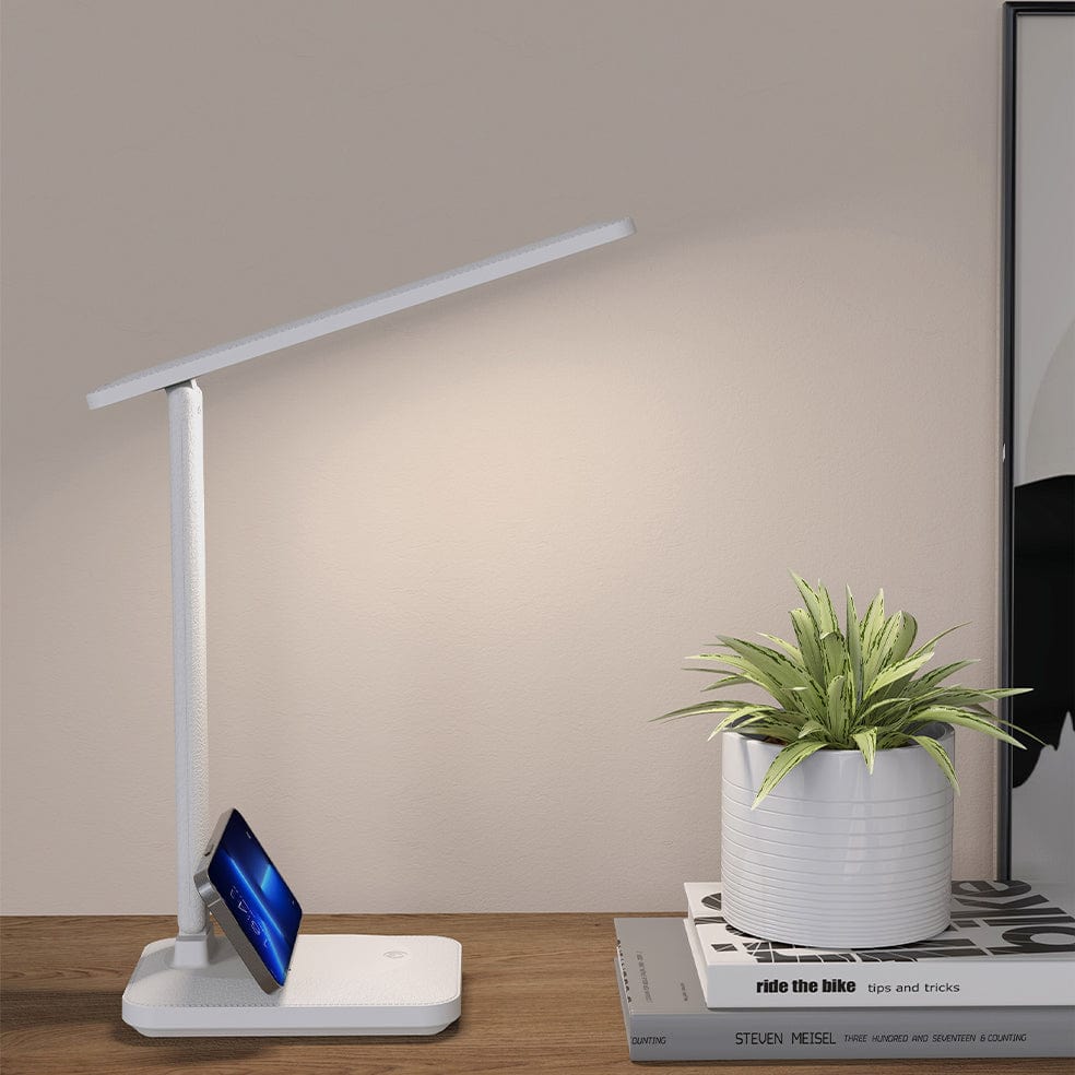 The Lighting Club table lamp Lenny Rechargeable Folding Desk Lamp | Black or White