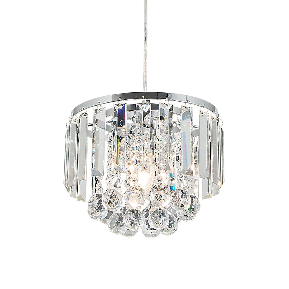 The Lighting Club Melanie Crystal Light | Chrome or Gold