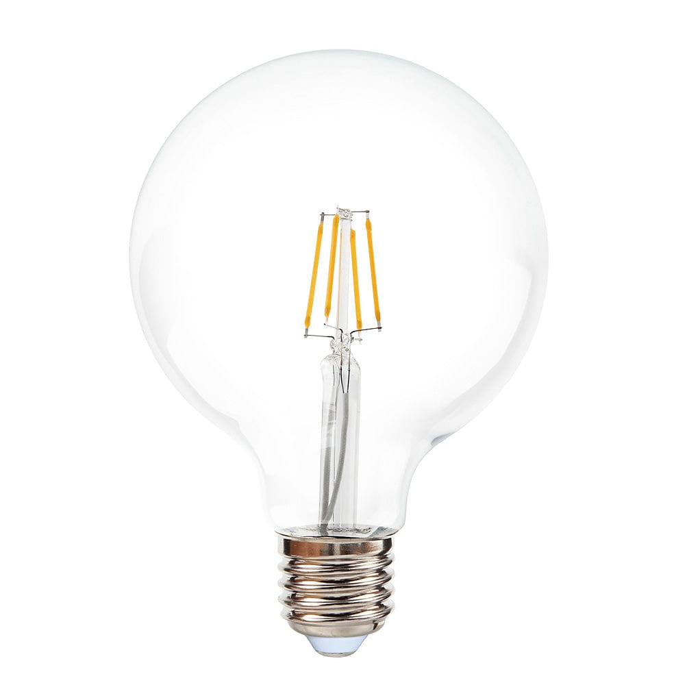 The Lighting Club Lighting G125 Ball Light Bulb E27 - LED Warm White or Natural White