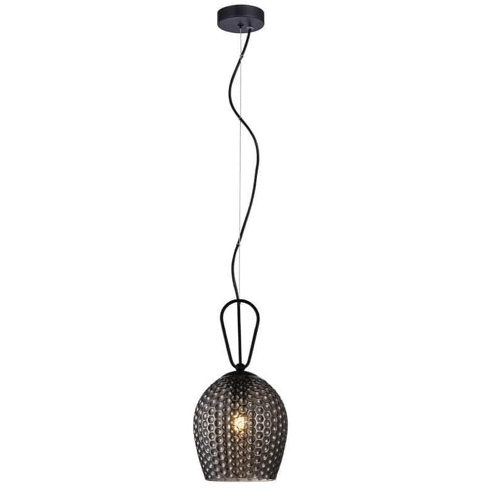 The Lighting Club Cedar Glass Pendant Light Smoke | Clear | Amber