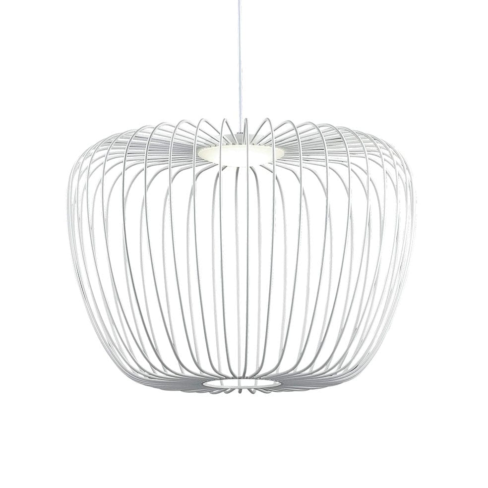 The Lighting Club New York Pendant Light Metal Black or White Integrated LED or Bulb