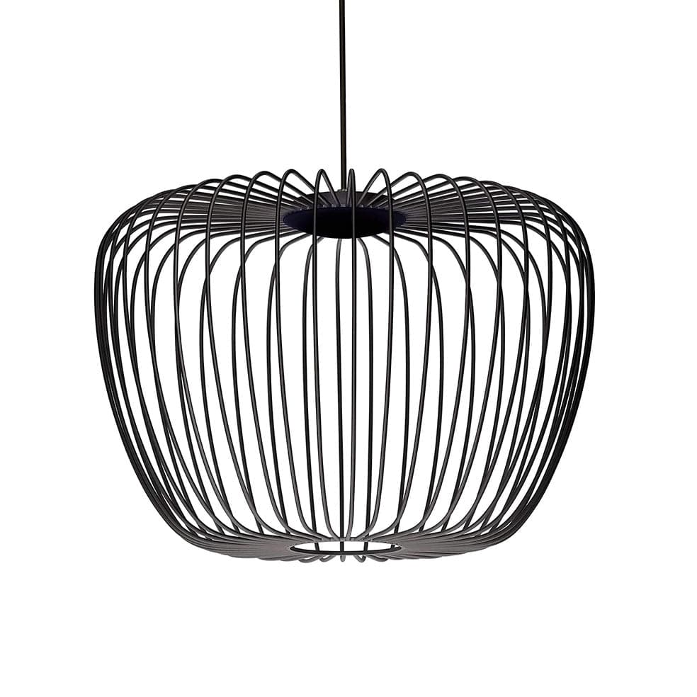 The Lighting Club New York Pendant Light Metal Black or White Integrated LED or Bulb
