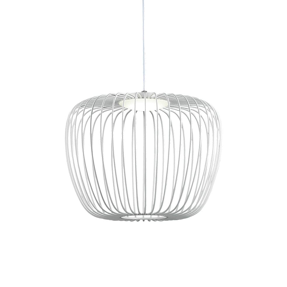 The Lighting Club New York Pendant Light Metal Black or White Integrated LED or Bulb