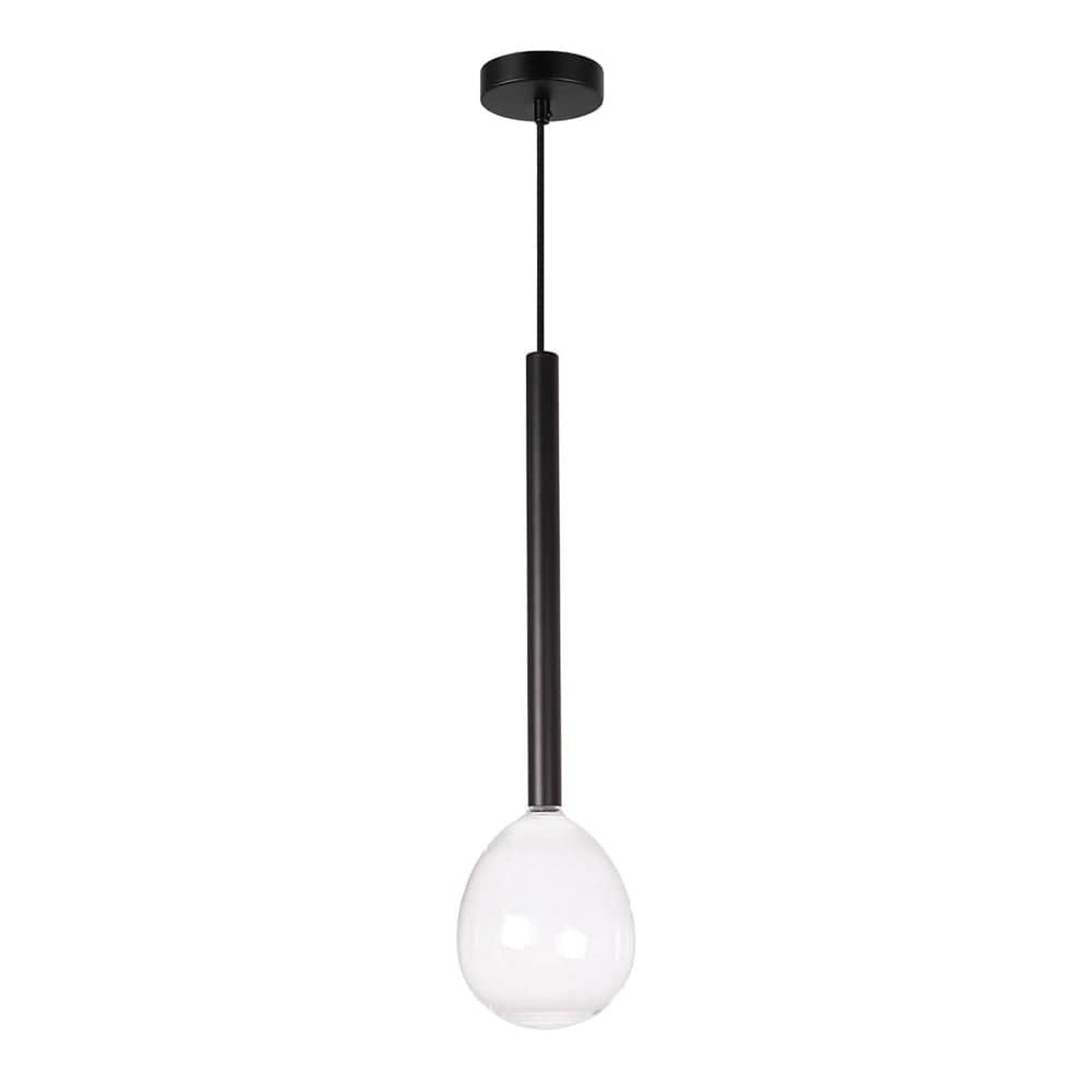 The Lighting Club Pendant Raindrop Pendant Light Metal Black | White