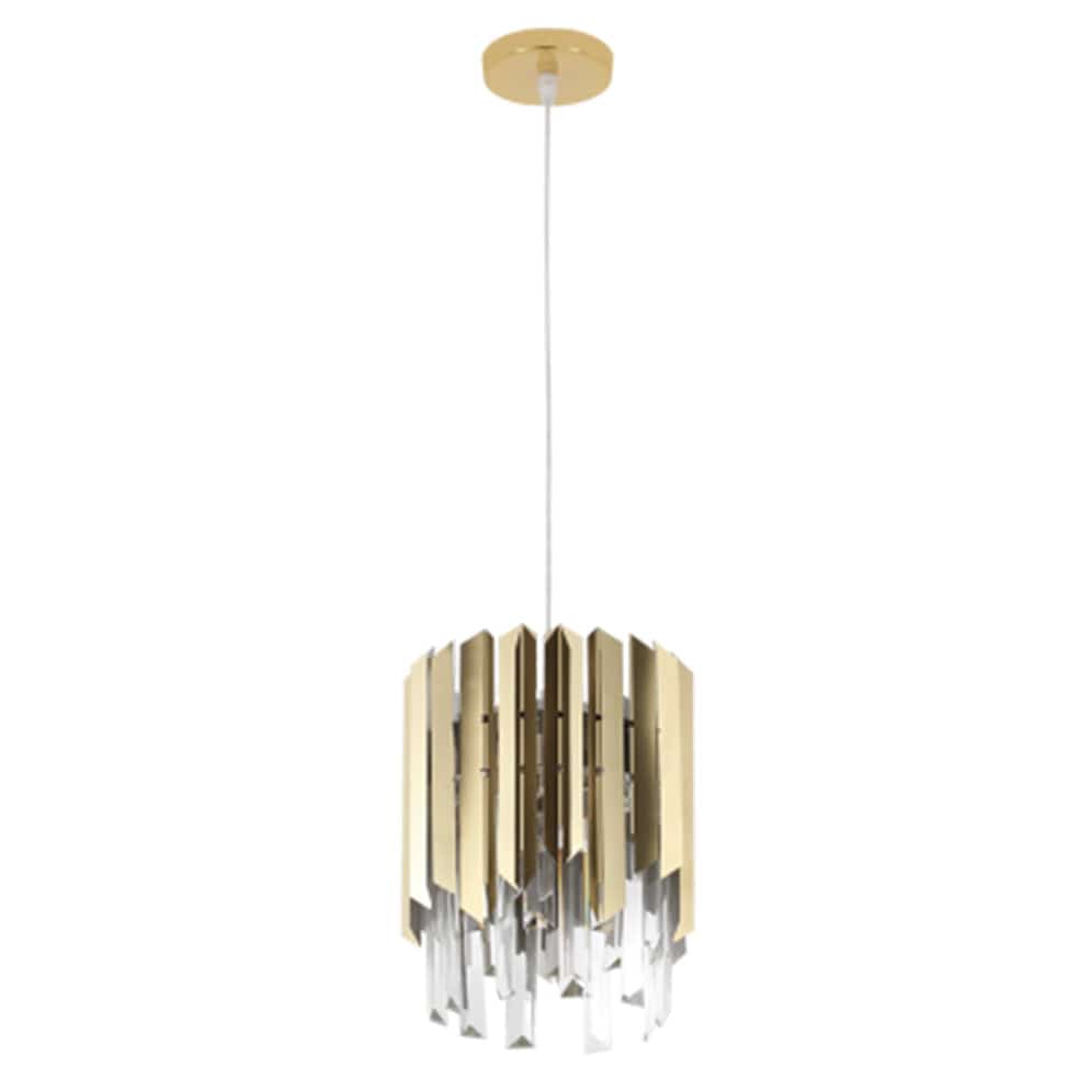 The Lighting Club Pendant Shirley Crystal Pendant Light | Chrome or Gold