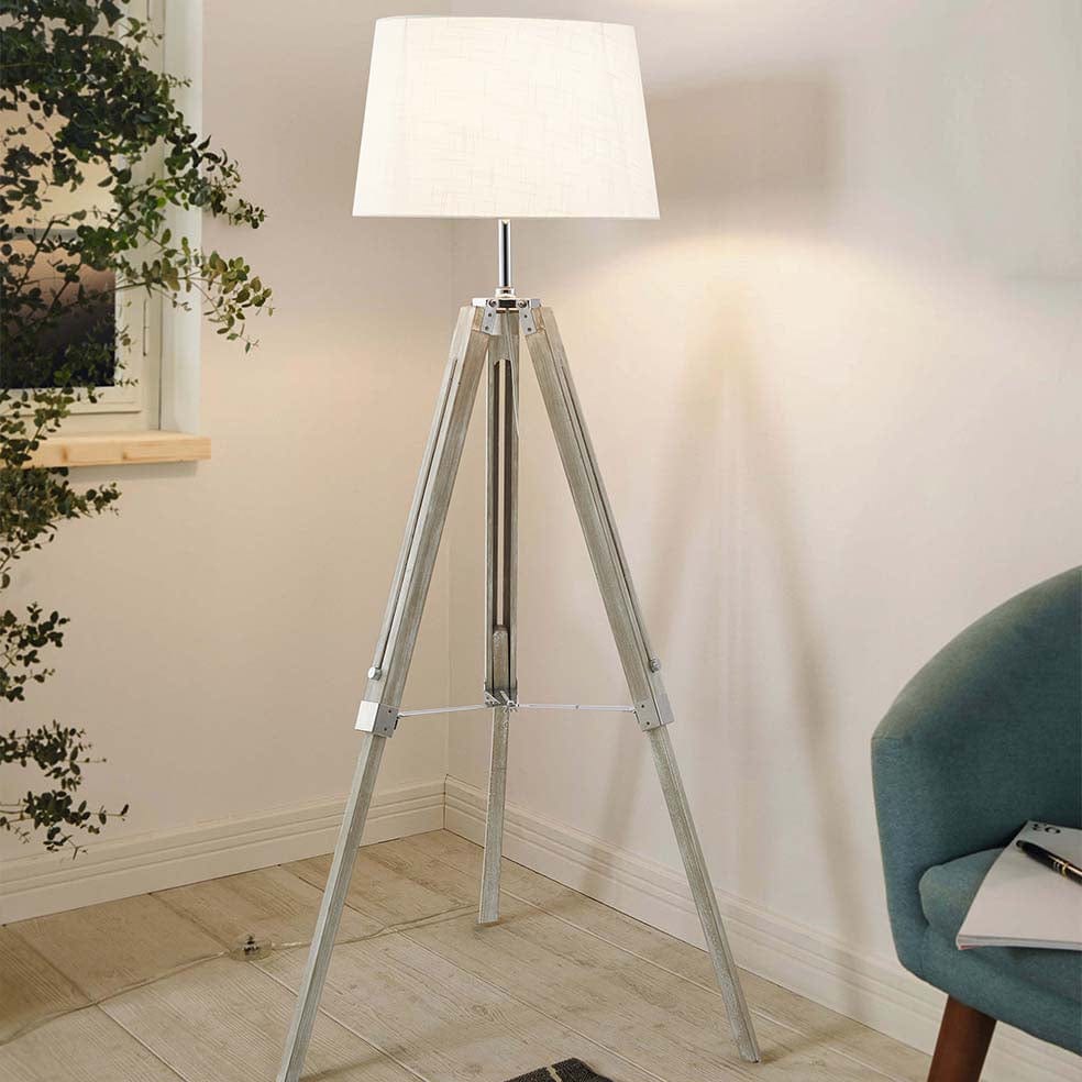 The Lighting Club Floor lamps Camilla Adjustable Floor Lamp | Black or Beige