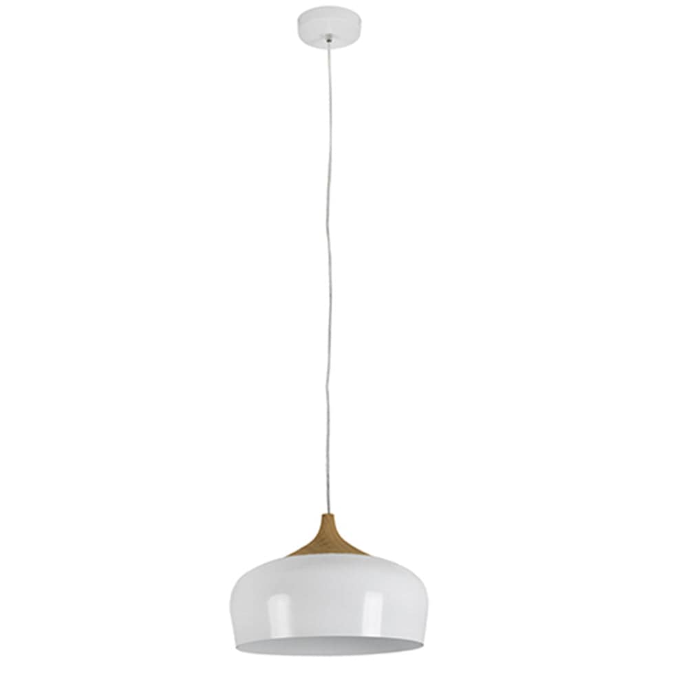 The Lighting Club Pendant Fjord Pendant Light Metal White | Medium or Large