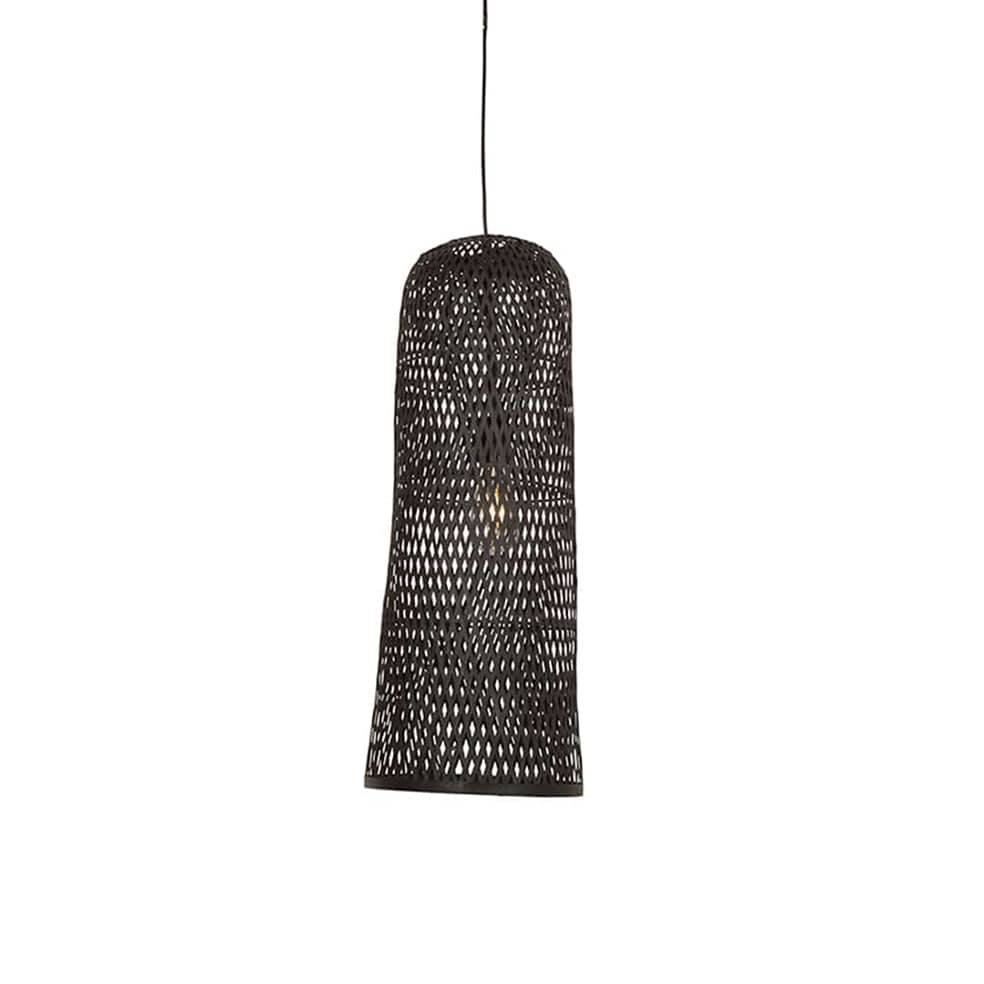 The Lighting Club Jellis Pendant Light - Woven Bamboo