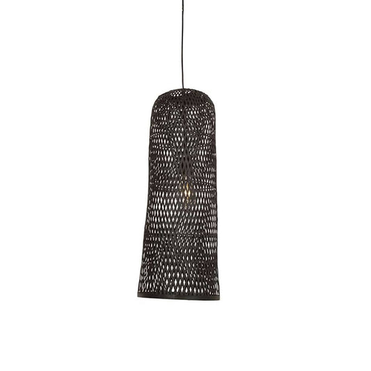 The Lighting Club Jellis Pendant Light - Woven Bamboo