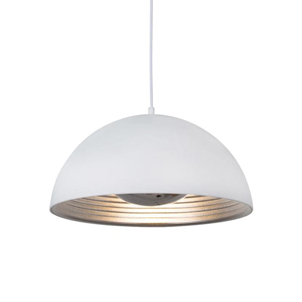 The Lighting Club Modernica Metal Dome Pendant Light Black | White