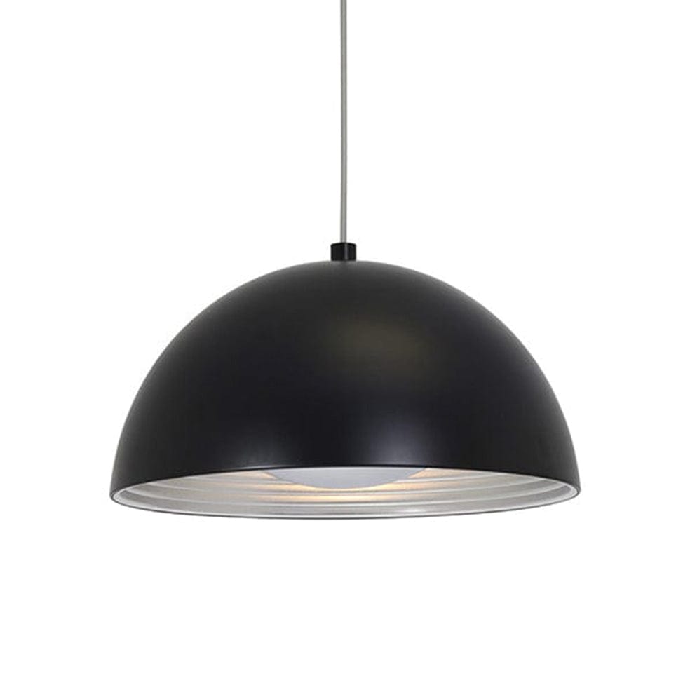 The Lighting Club Modernica Metal Dome Pendant Light Black | White