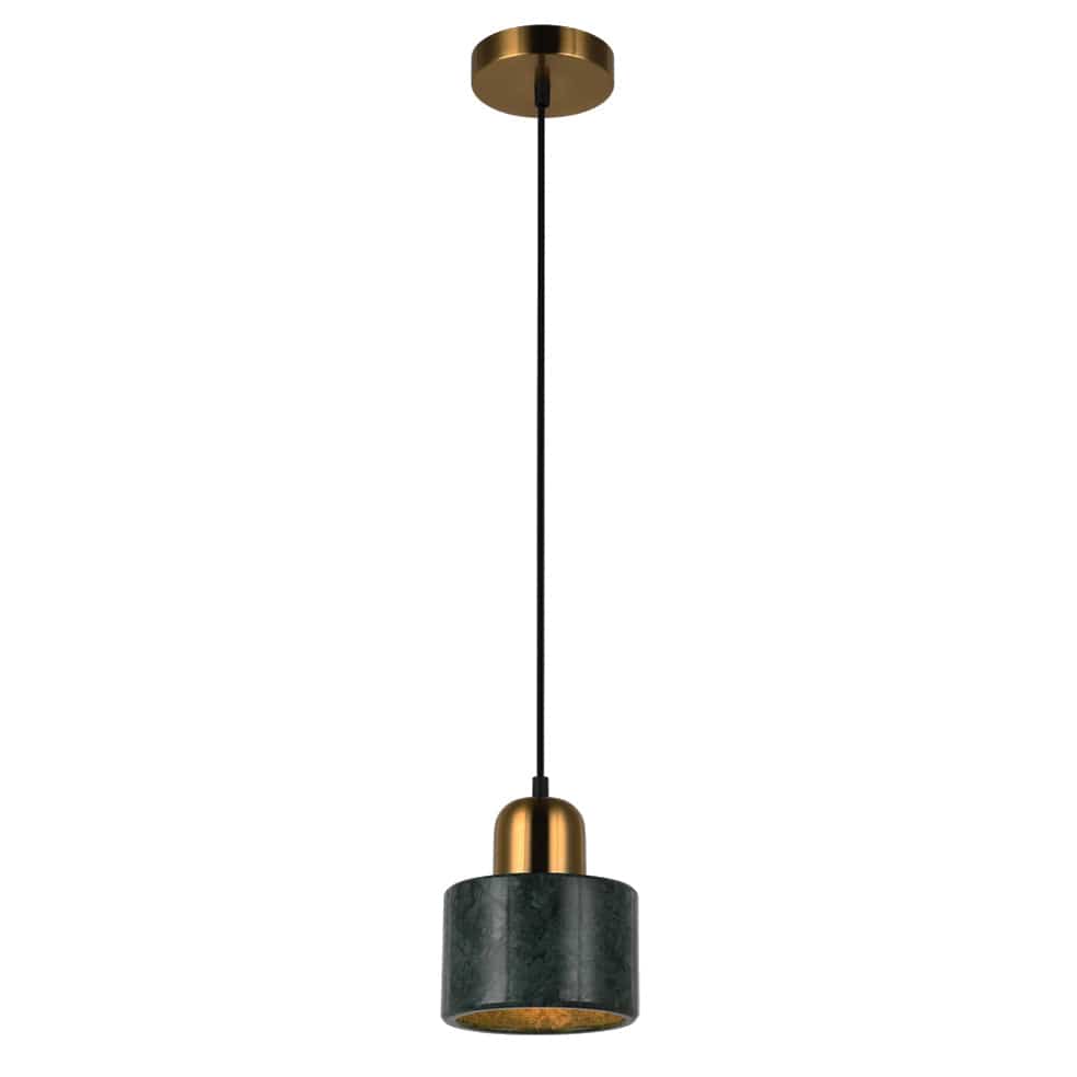 The Lighting Club Pendant Polly Marble Pendant Light | Black, White or Green