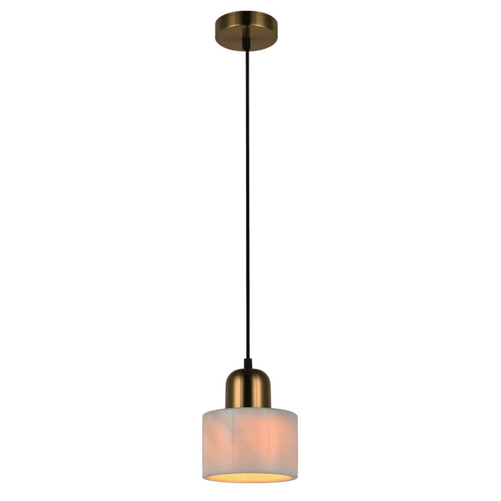 The Lighting Club Pendant Polly Marble Pendant Light | Black, White or Green