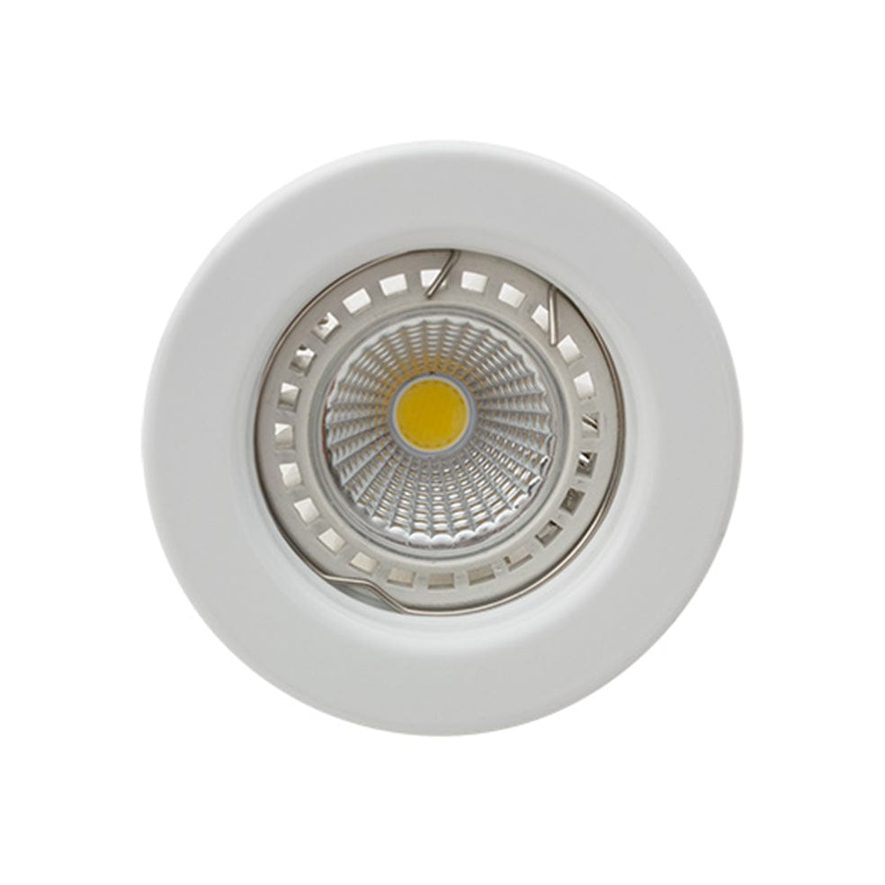 The Lighting Club Straight Round Down Light 80mm Gun Metal | White | Chrome | Brass