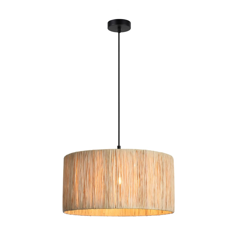 The Lighting Club Pendant Raffia Pendant Light Natural Medium | Large