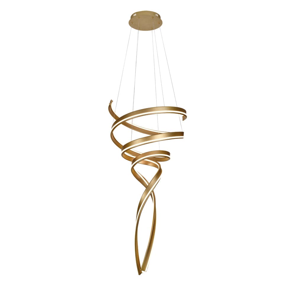 The Lighting Club Pendant Swan Metal Pendant Light Gold | Black