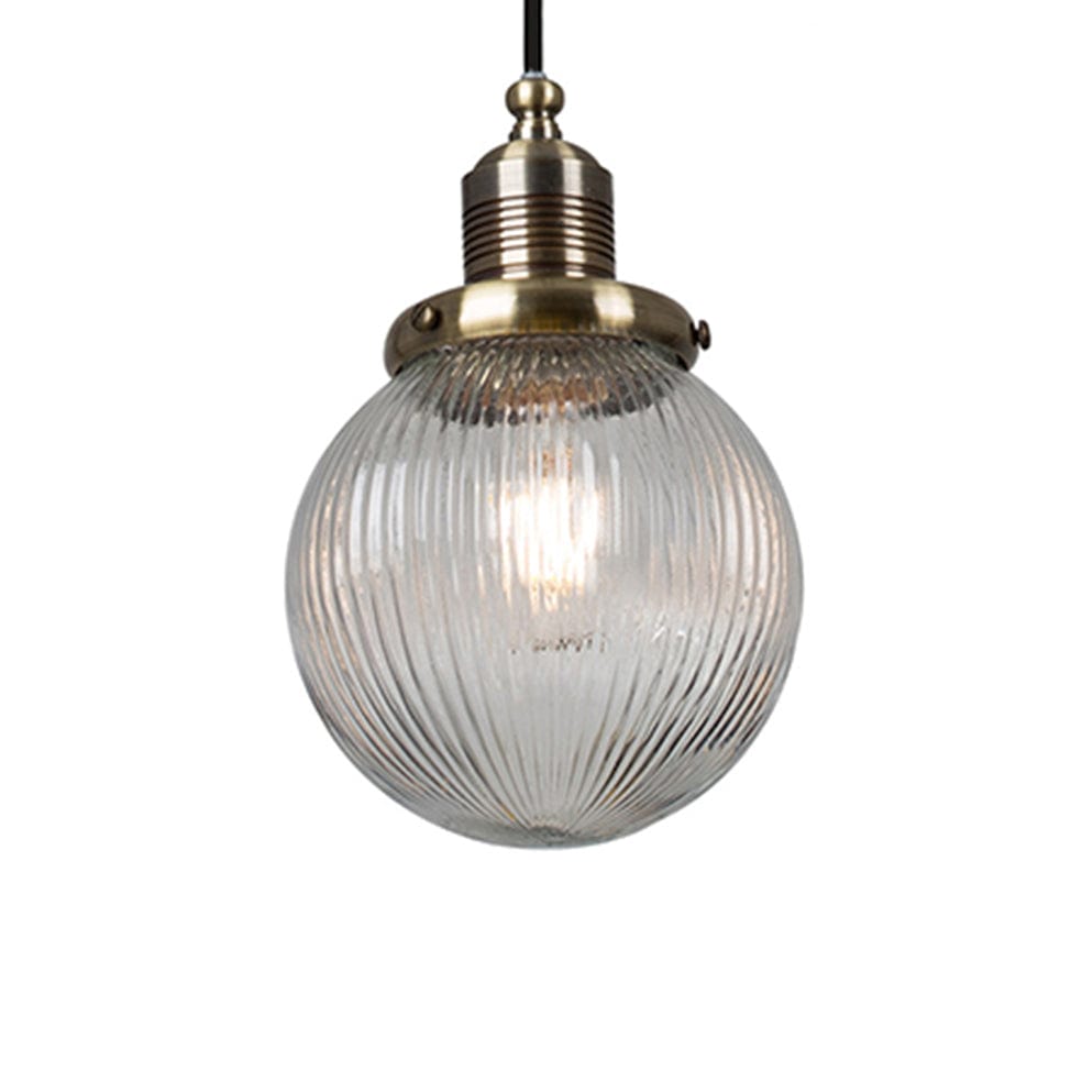 The Lighting Club Pendant Barcelona Glass and Metal Pendant Light