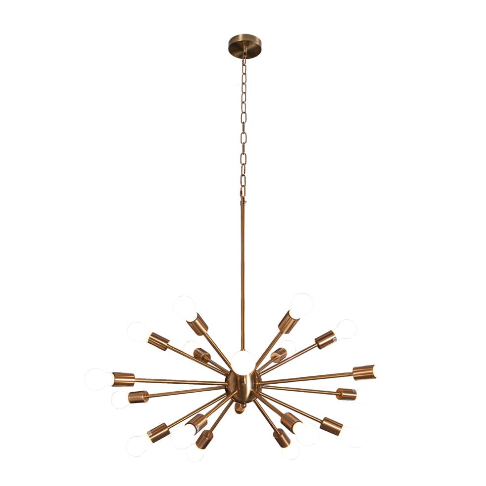 The Lighting Club Supernova Metal Pendant Light Medium Gold | Black