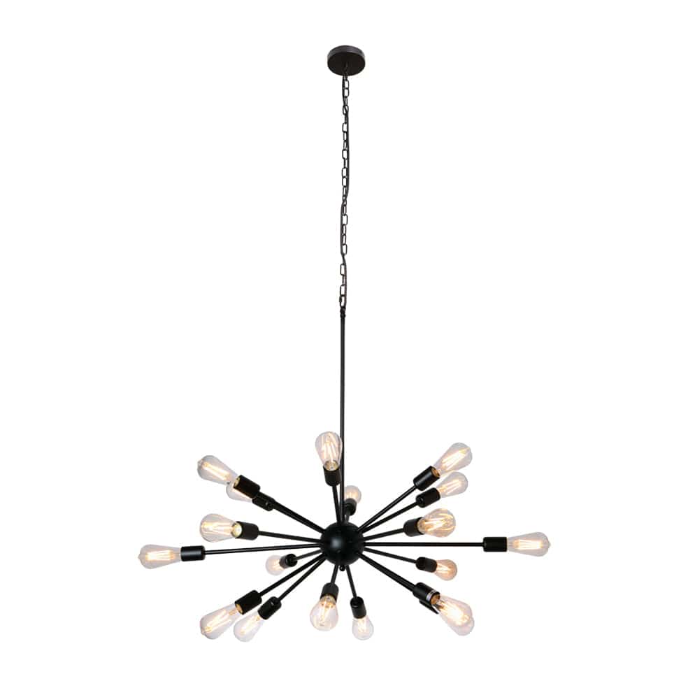 The Lighting Club Supernova Metal Pendant Light Medium Gold | Black
