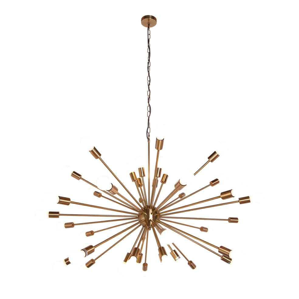The Lighting Club Pendant Supernova Pendant Light Large Gold | Black