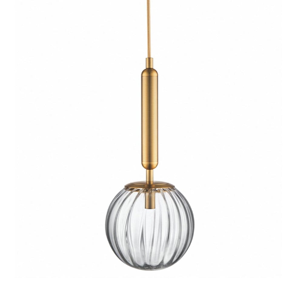 The Lighting Club Pendant Gold | Clear Glass Roma Pendant Light Gold | Black 3E-KLCH-105/AB