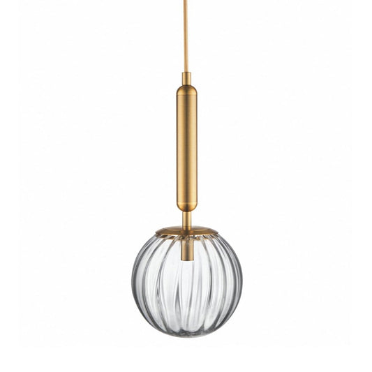 The Lighting Club Pendant Gold | Clear Glass Roma Pendant Light Gold | Black 3E-KLCH-105/AB