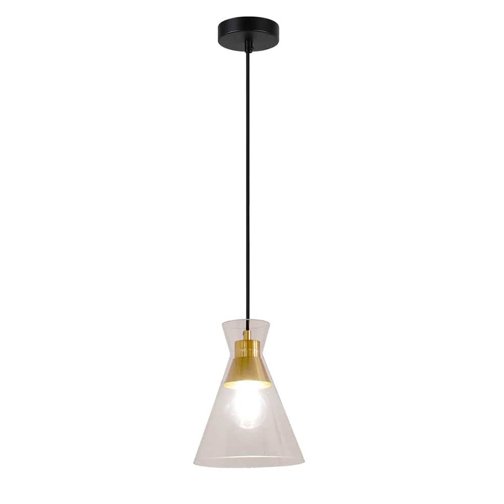 The Lighting Club Pendant Lights Cleopatra Glass Pendant Light Brass 3E-KLCH-800/1