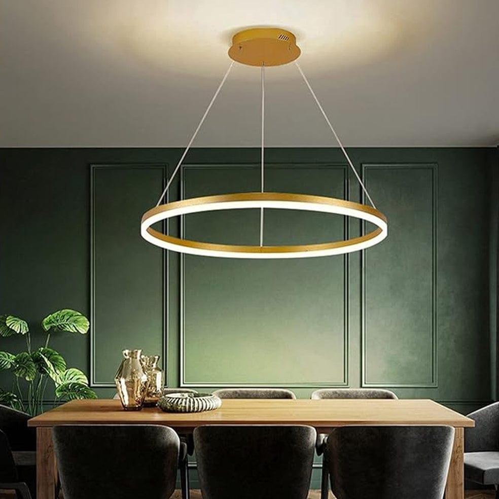 The Lighting Club Pendant Ribbon Pendant Light Gold, Black or White | 2 Sizes