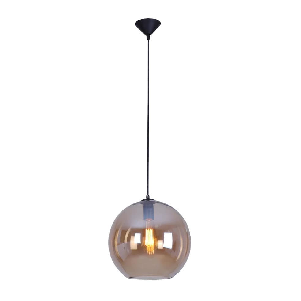 The Lighting Club Pendant Lights Sasha Glass pendant Light Amber Small | Large