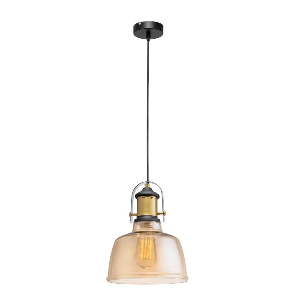 The Lighting Club Pendant Lights Nautical Glass and Metal Pendant Light