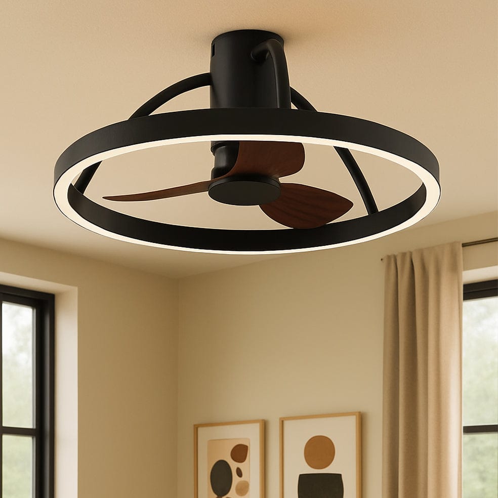 The Lighting Club led ceiling fan AuraGlow 60cm Ceiling Fan Light - Multiple Finishes