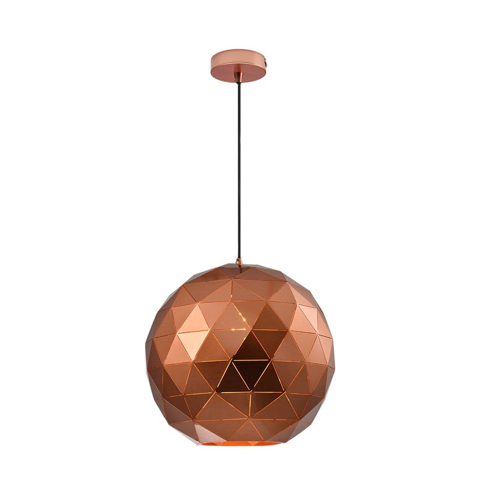 The Lighting Club Pendant Lights Laser Cut Metal Ball Pendant Light Copper | 3 Sizes