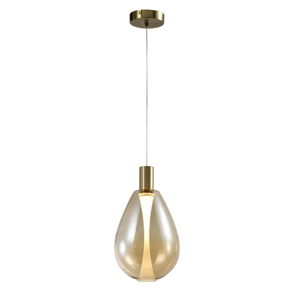 The Lighting Club pendant light Aurelia Pendant Light in Medium and Large  Amber | Smoke | Clear