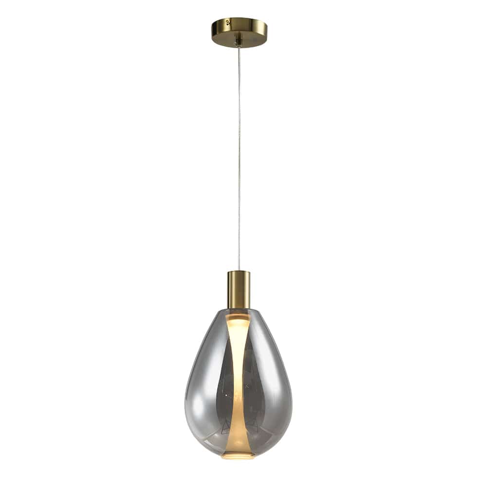 The Lighting Club pendant light Aurelia Pendant Light in Medium and Large  Amber | Smoke | Clear